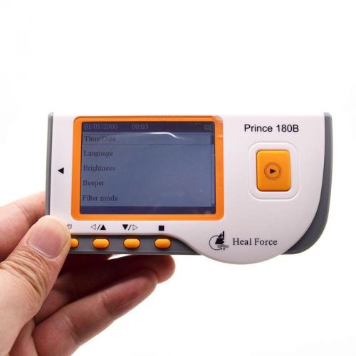 Heal force CE FDA Prince 180B Portable Handheld home ECG EKG Heart Monitor