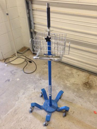 DINAMAP Rolling Monitor Cart Stand with Basket