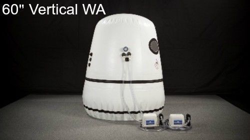 60&#034; vertical portable hyperbaric chamber wa - brand new, free shipping in us for sale