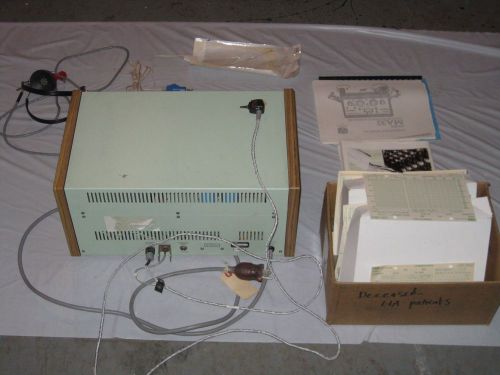 GSI Grason Stadler 1723 Middle Ear Analyzer with attachments and charts