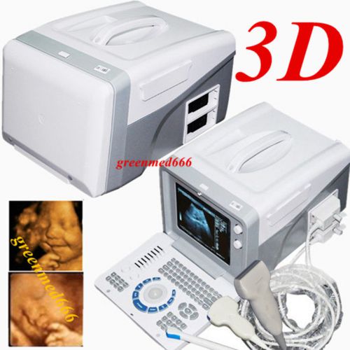3D Digital Ultrasound Machine Scanner Machine+Convex&amp;Linear&amp;Transvaginal 3Probes