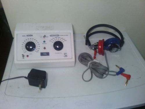 Ambco 650A Audiometer Hearing Tester With Headphones - Works Great!