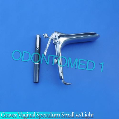 Graves Vaginal Speculum Small w/Light Black Ob/Gyneclogy Instruments