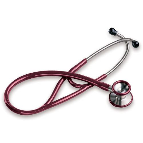 Cardiology Stethoscope - Burgundy 1 ea