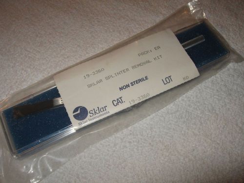 Sklar Instruments # 19-3360 - Sklar Splinter Removal Kit