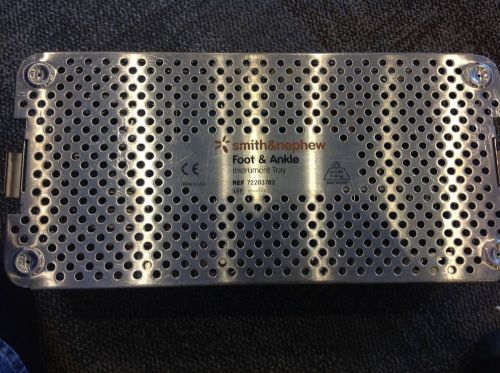 Smith &amp; nephew foot &amp; ankle instrument tray for sale