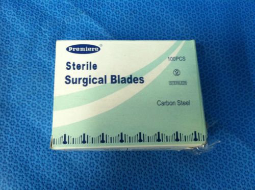 Premiere Sterile Surgical Blades. 4 packs of 10 blades. Sterilized by Gamma.