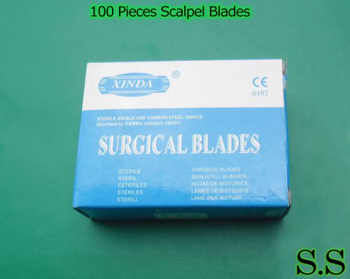 100 Scalpel Blades #24 Surgical Dental ENT Instruments