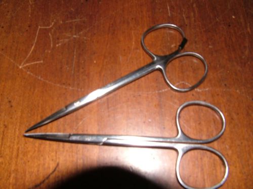1x Stainless Steel Precision Sharp Scissors 11.5 cm Straight