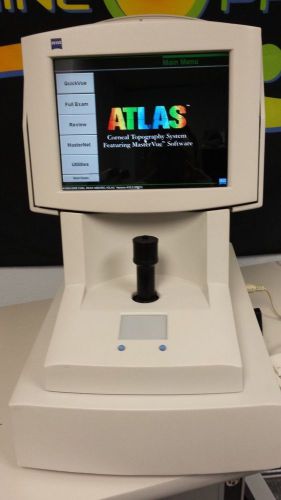 Zeiss atlas corneal topography featuring mastervue software for sale