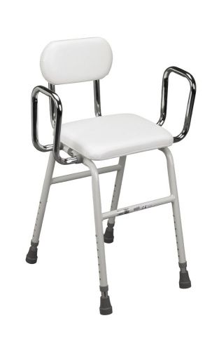 Drive medical kitchen stool, white for sale