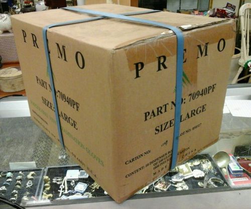 Premo Powder Free Vinyl Examination Gloves Large 1000 pairs unopen Case
