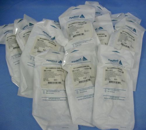Lot of 16 Applied Medical kii Cannula and Seal Sets- 2 Sizes