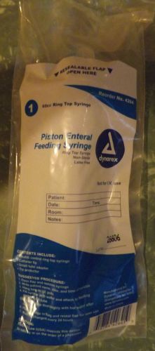 One 60cc ring top feeding syringe new in pack for sale