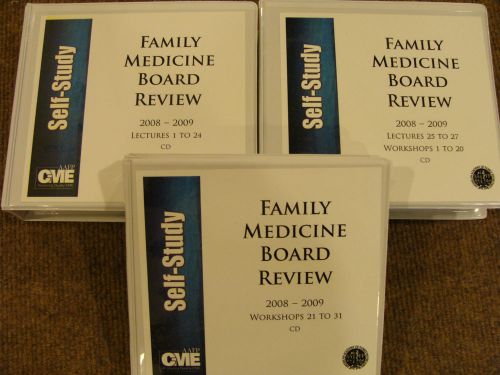 AAFP ABFM Board Review Course on CDs 08/09 New