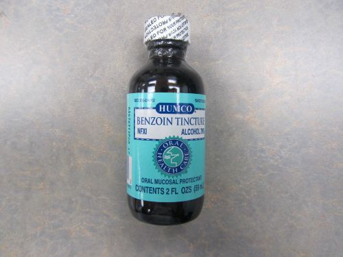 Benzoin Tincture, Oral,  2 oz. Bottle for CANKER SORES