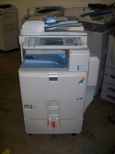 Ricoh aficio mp c2800 color copier - 98k copies - feed/bank/print/scan/duplex for sale