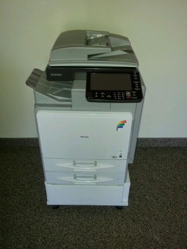 RICOH MCC300SR COLOR COPIER WITH SORTER STAPLER WITH LESS THAN 35K METER