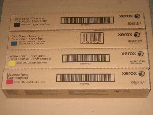Xerox 700 Toner Set. CMYK