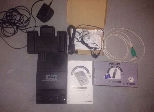 PHILIPS LFH 720  Dictation Transcriber W/ Foot Control, Microphone, and Headset