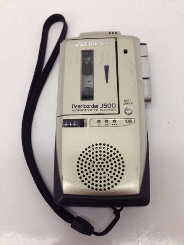 Olympus Pearlcorder J500 Microcassette Recorder Works!