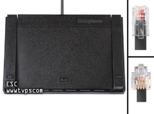 Dictaphone 177585 transcriber foot pedal 4 1740 1750 2740 2750 3740 3750 for sale