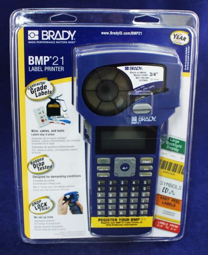 Brand new factory sealed brady bmp 21 handheld label printer for sale