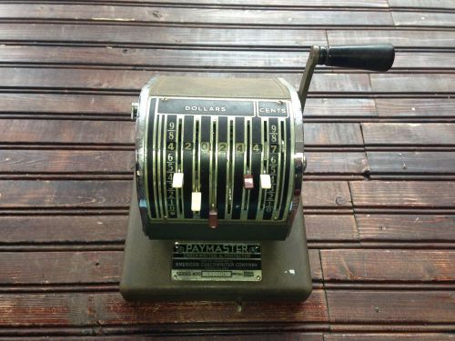 Vintage Paymaster Checkwriter &amp; Protector Series 400 Tested &amp; Works