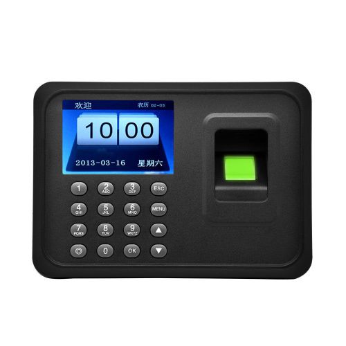 Usb tcp/ip password fingerprint time recorder clock attendance employee salary for sale