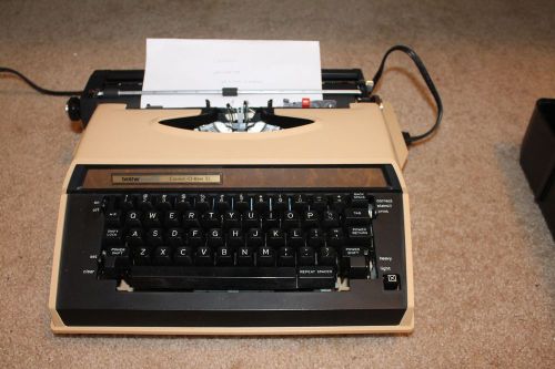 Brother Cassette Typewriter Correct-O-Riter XL with Case