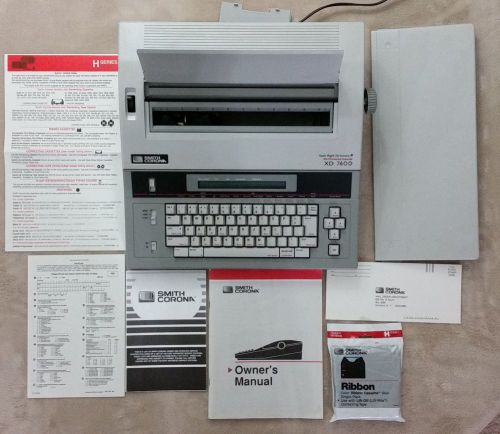 Vintage Smith Corona XD 7600 Spell Right Dictionary – Word Processing Typewriter