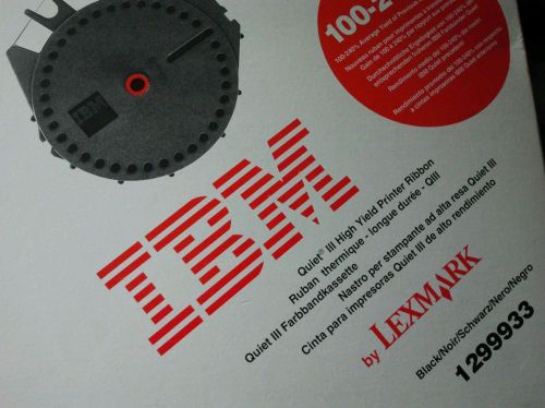 Original IBM Ribbon 1299933 by Lexmark. New