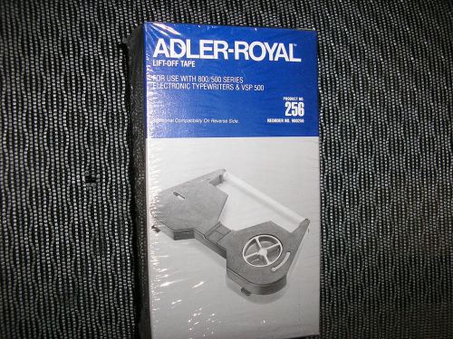ADLER- ROYAL 3  LIFT-OFF TAPE #256, 810/510 SERIES &amp; VSP FOR TYPEWRITER  NEW!!!!