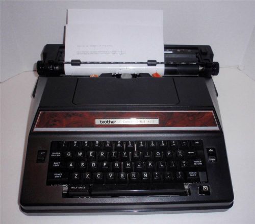 Brother Correct-O-Ball XL-I Portable Typewriter - with Case - Works LN