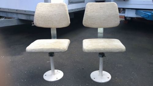 Fixed base boat captains helmsman seat swivel chair for sale