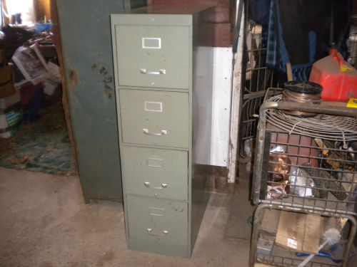 Green Cole 4 Drawers Filing Cabinet Made in USA for Files Documents Regent Darts