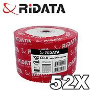 600 Ritek Ridata 52x CD-R White Inkjet Hub Printable Blank Recordable CDR Disk