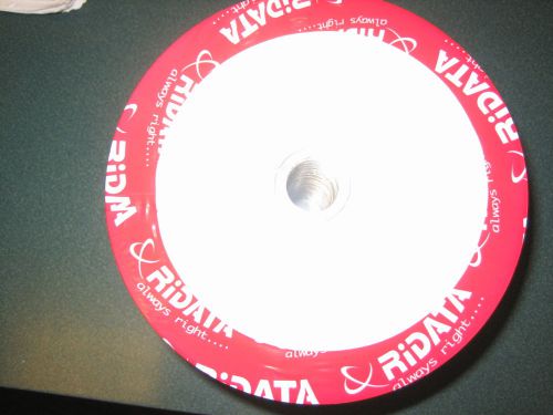 SALES 600 WHITE INKJET HUB PRINTABLE RIDATA RITEK CD-R,52X, R80JS52-RD-IWN50