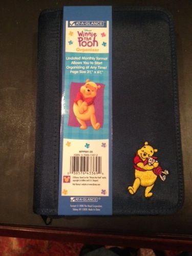 Winnie the Pooh Organizer by At-A-Glance undated Monthly format calendar