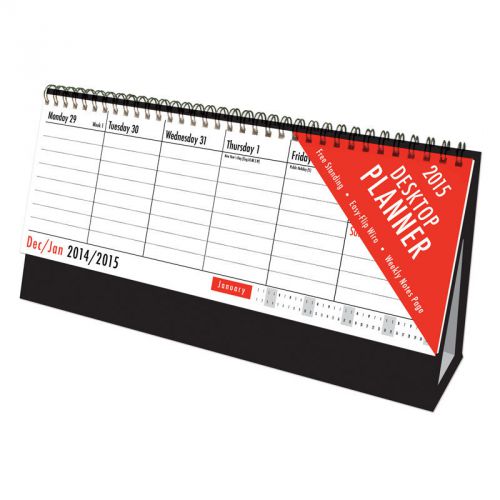 2015 Easy Flip Week To View Desk Top Stand Up Office Home // Planner Calender