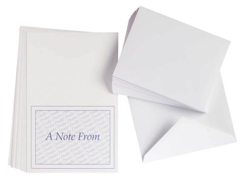 Miles Kimball &#034;A Note From&#034; Cards - Set Of 25, Blue 