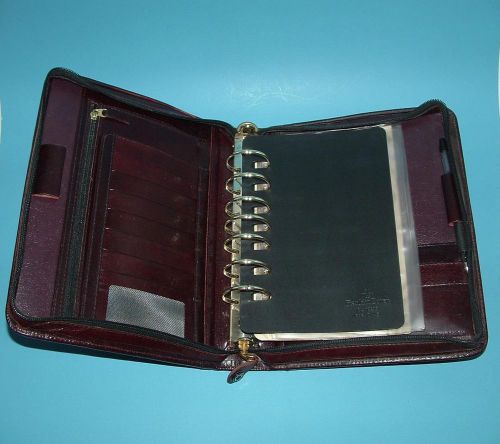 FRANKLIN COVEY Planner  Organizer  FULL GRAIN LEATHER 7 Ring Binder MADE IN USA