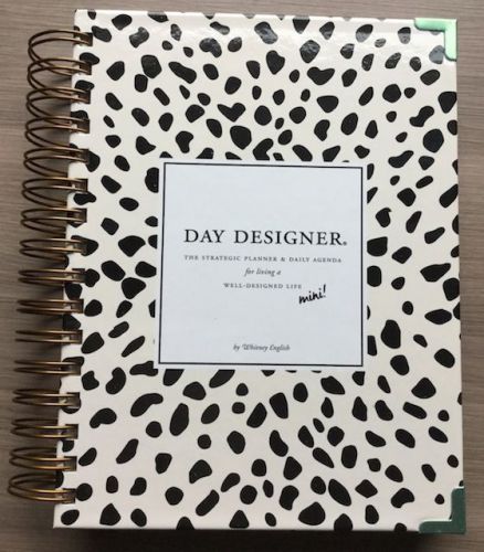 Whitney English Day Designer Planner Daily Agenda 2015 {Fill In Your Dates} NEW