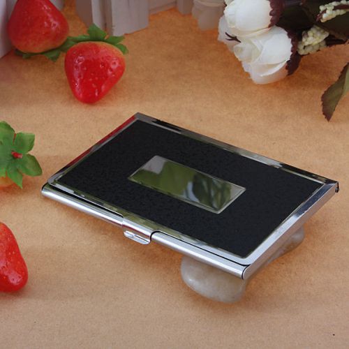 Pocket stainless steel metal aluminum business card name credit id case holder for sale