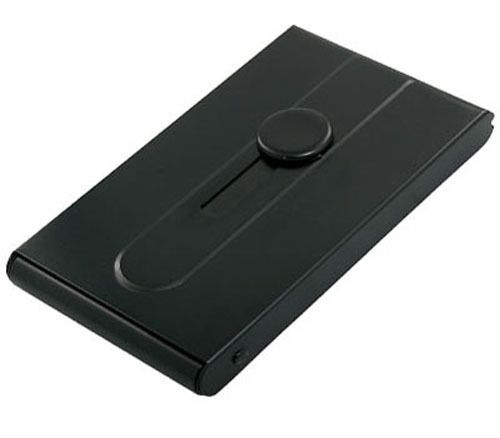 Slim auto sliding business name id card holder box case b32b for sale
