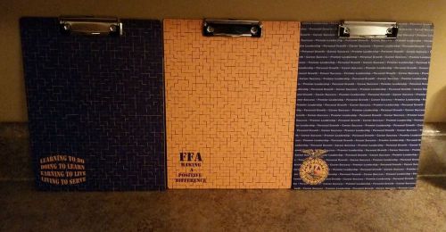 FFA Clipboards, package of 3