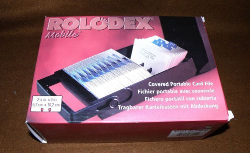 Vintage 1998 Rolodex Mobile Portable Covered Organizing System 67451 Brand New