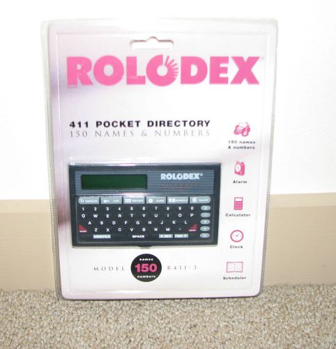 1993 Pocket ROLODEX R411 in Original Package SEALED