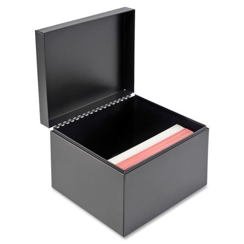 Index Card File w/Follow Block, Holds 900 6 x 9 cards, 7 1/4 x 9 7/8 x 8 3/4