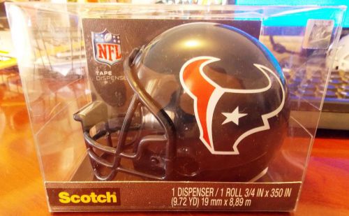 Houston Texans Helmet Scotch Tape Dispenser With Tape